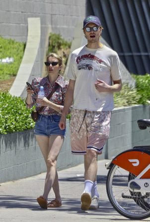 Emma Roberts - And Cody John seen shopping together in Los Feliz