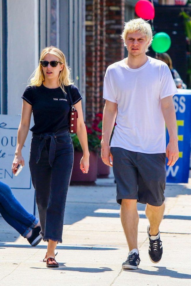 Emma Roberts and Evan Peters - Shopping in Los Angeles