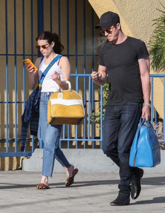 Emma Roberts and Garrett Hedlund - Arrives at a Bowling Alley in Los Angeles