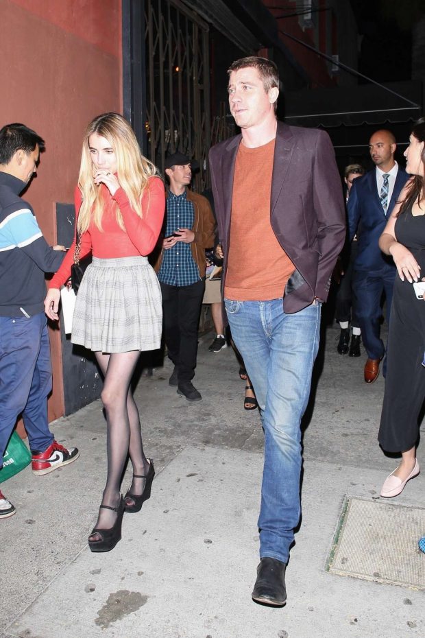 Emma Roberts and Garrett Hedlund - Enjoy a dinner date in Los Feliz