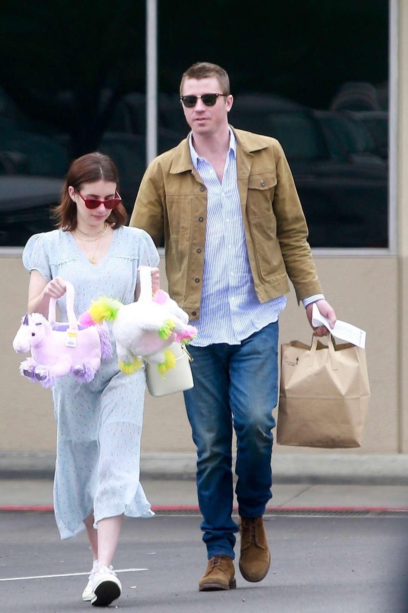 Emma Roberts and Garrett Hedlund - Shopping on Easter in Los Angeles