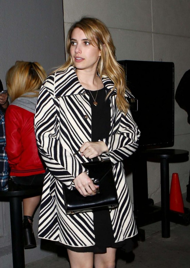 Emma Roberts at Craig's Restaurant in West Hollywood