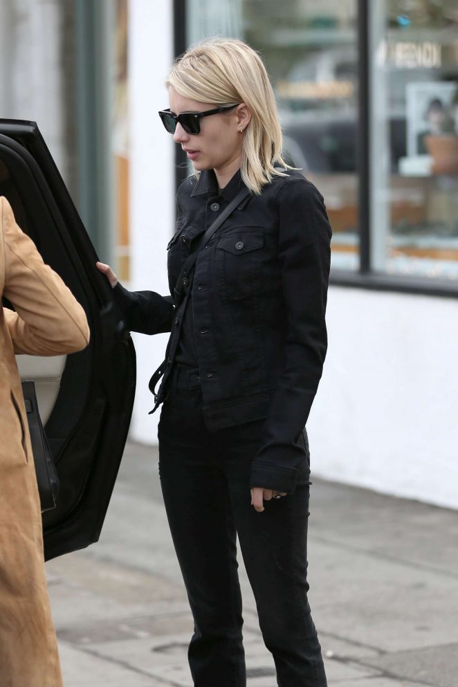 Emma Roberts at Joan's on Third in West Hollywood