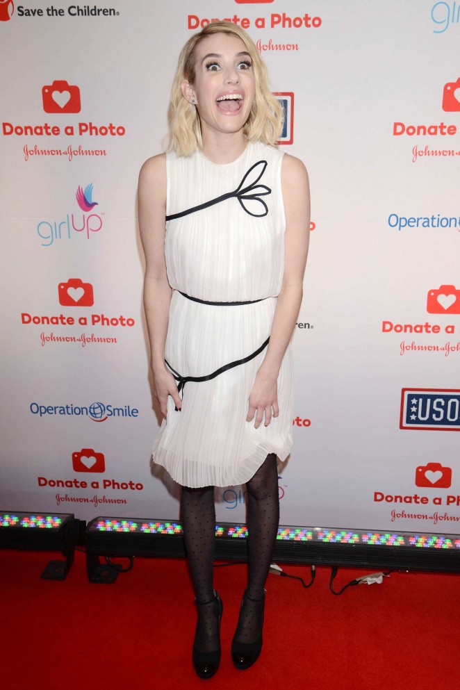 Emma Roberts - 'Donate A Photo' Holiday Kick-Off Event in NYC