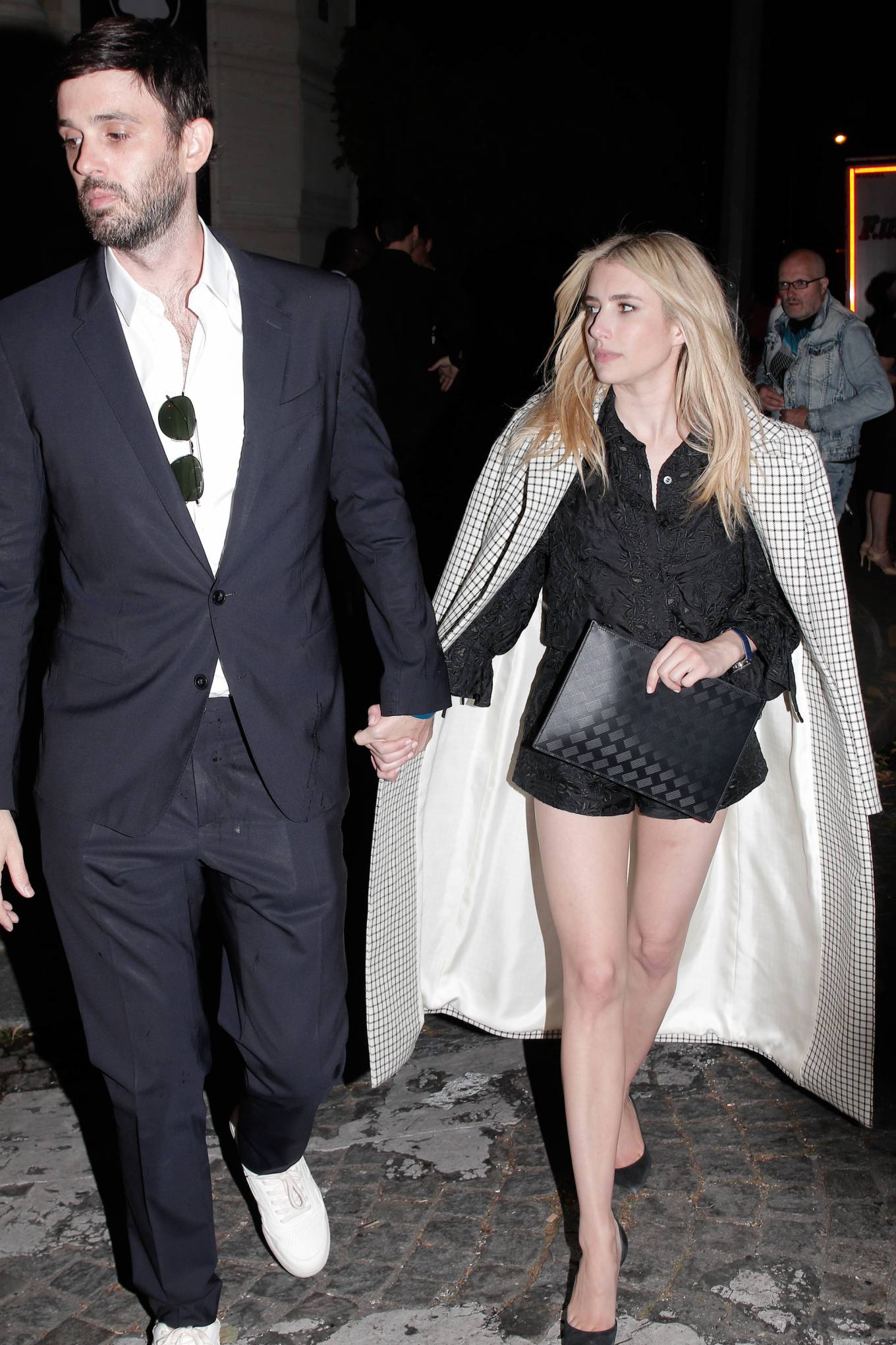 Emma Roberts - Exits MontBlanc party in Paris