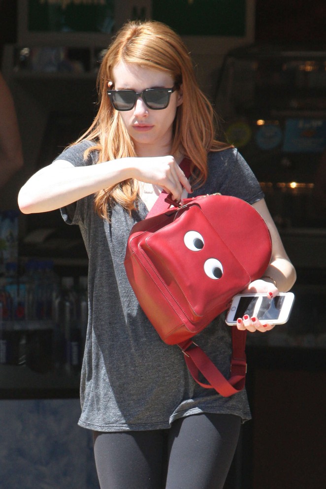Emma Roberts Heading to a workout in Beverly Hills