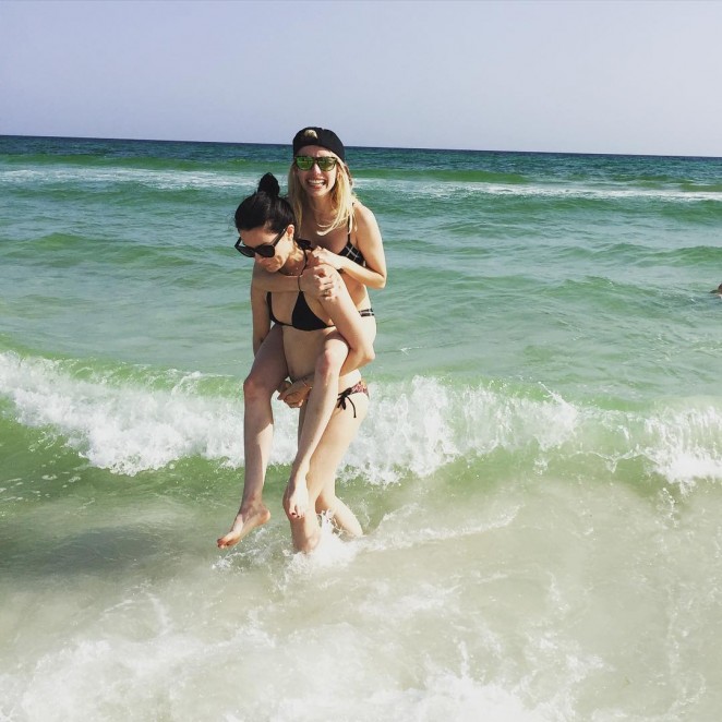 Emma Roberts in Bikini - Instagram