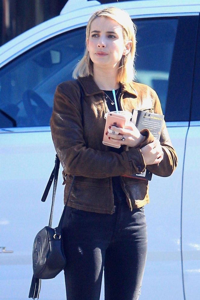 Emma Roberts in Tight Jeans - Out in Beverly Hills
