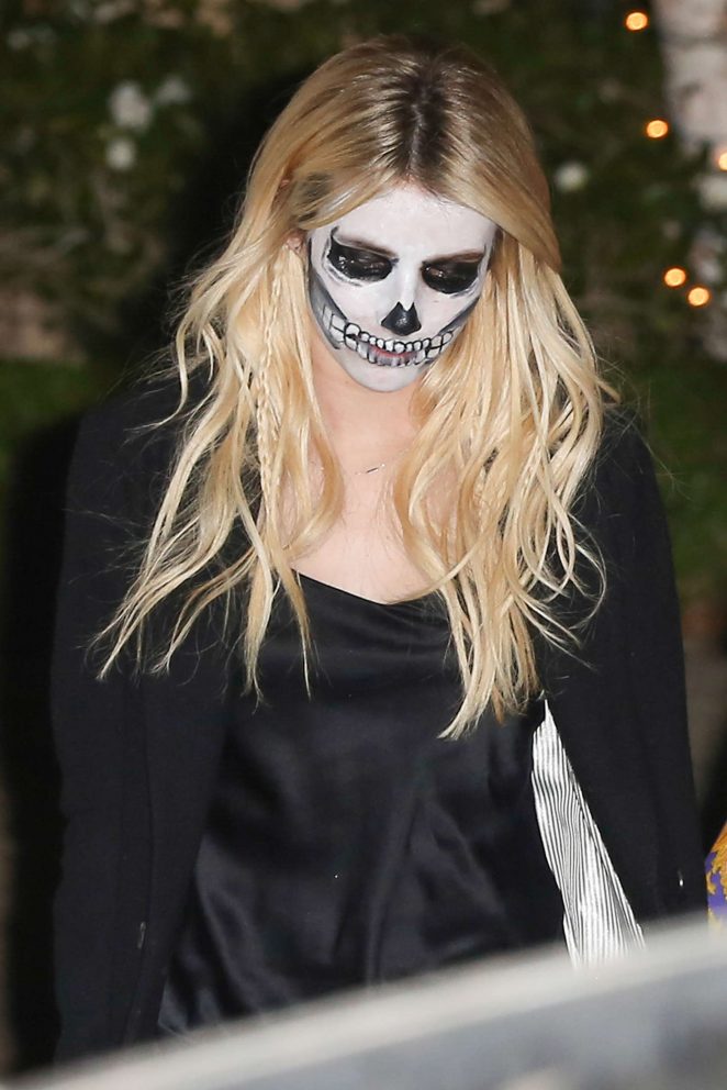 Emma Roberts - Kate Hudson's Halloween Party in Pacific Palisades