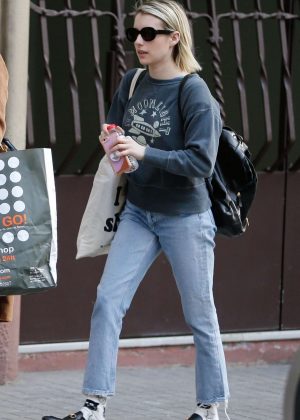 Emma Roberts - Leaving her hotel in Barcelona