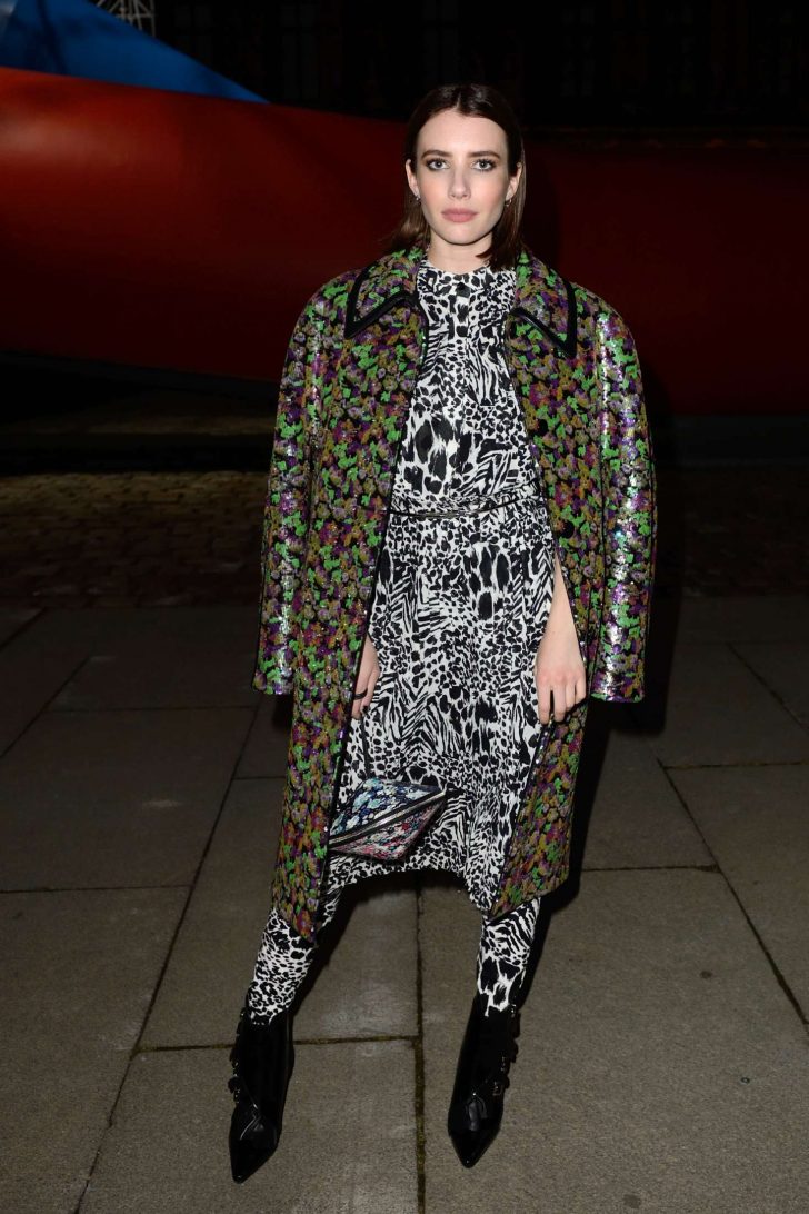 Emma Roberts - Leaving Louis Vuitton Show in Paris