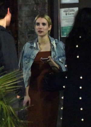 Emma Roberts night out in Hollywood