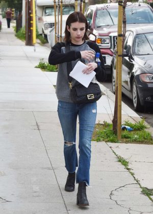 Emma Roberts - Out and about in Los Angeles
