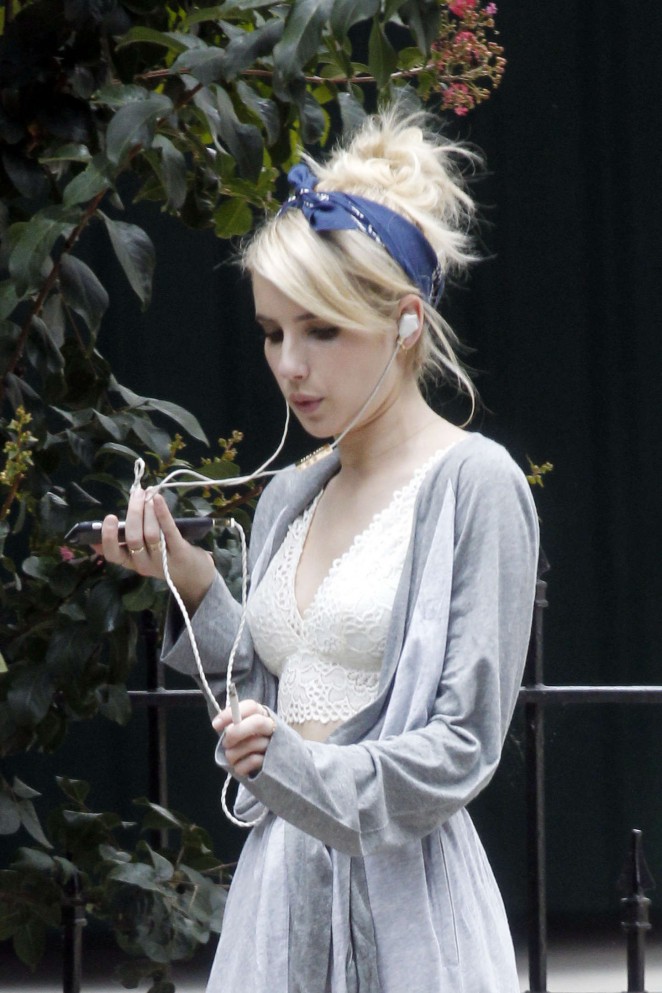 Emma Roberts - Out and about in New Orleans