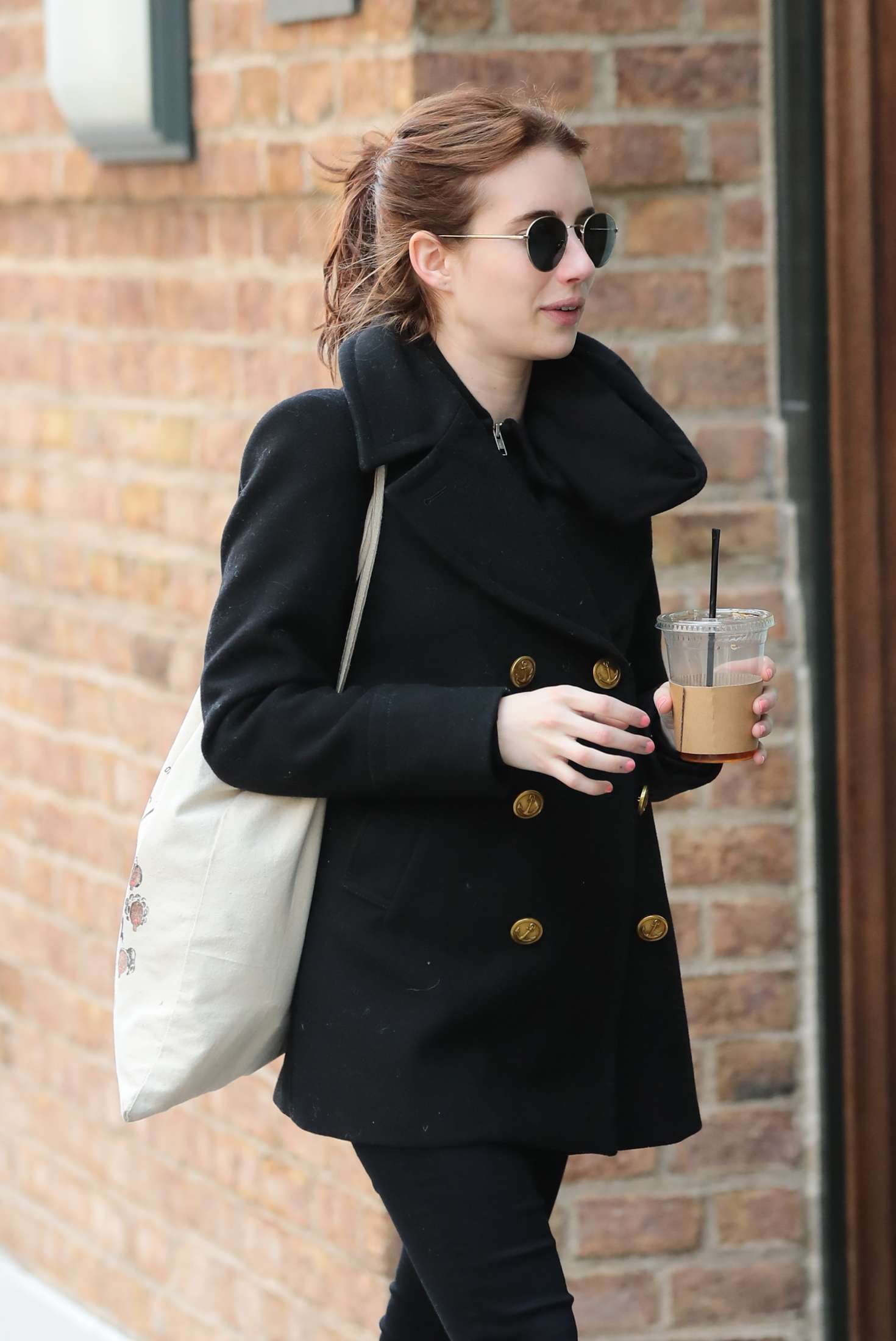 Emma Roberts out and about Tribeca in New York