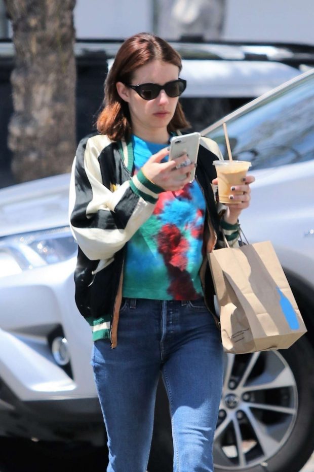 Emma Roberts - Out for a coffee in LA