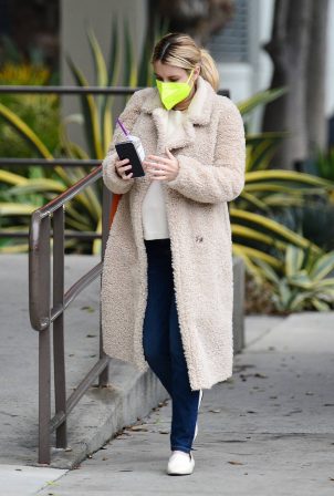 Emma Roberts - Out for coffee in Los Angeles