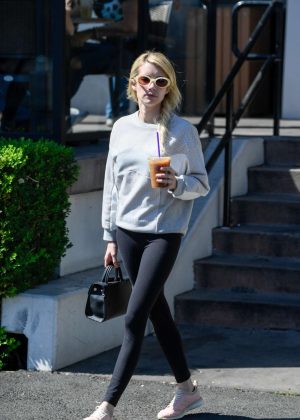Emma Roberts out for lunch at Musso and Frank Grill in Hollywood