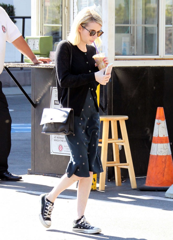 Emma Roberts Out for lunch in West Hollywood