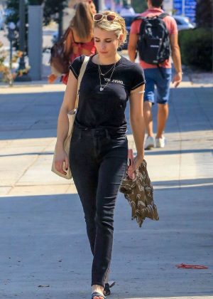 Emma Roberts - Out for lunch in West Hollywood