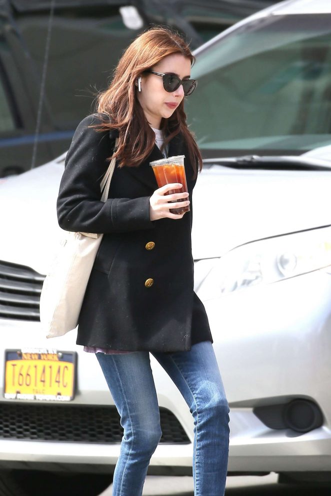 Emma Roberts out in New York