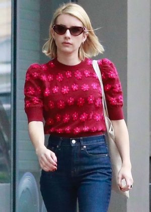 Emma Roberts - Outside Game Spot in Los Angeles