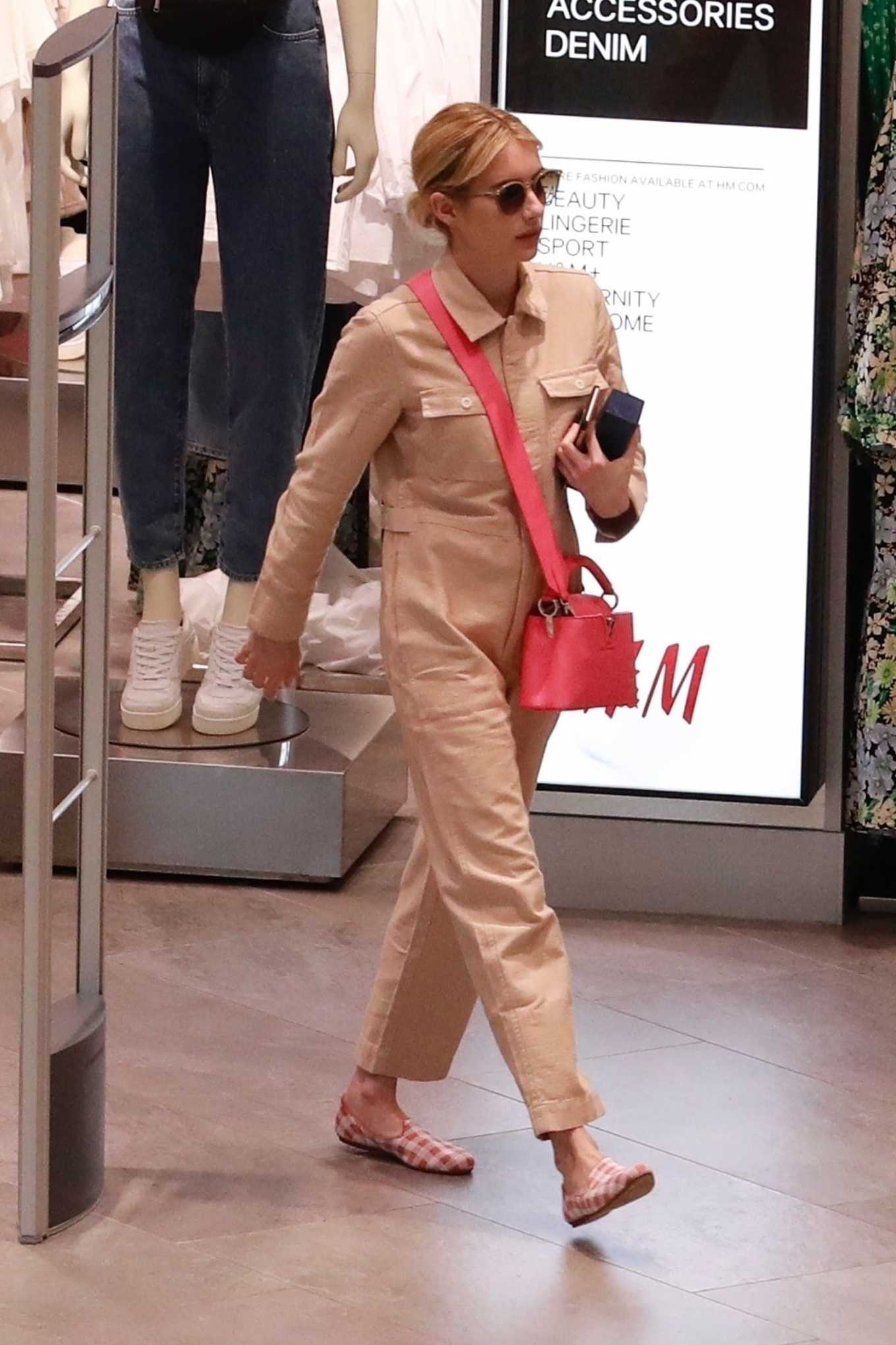 Emma Roberts â€“ Shopping at H&M in Burbank