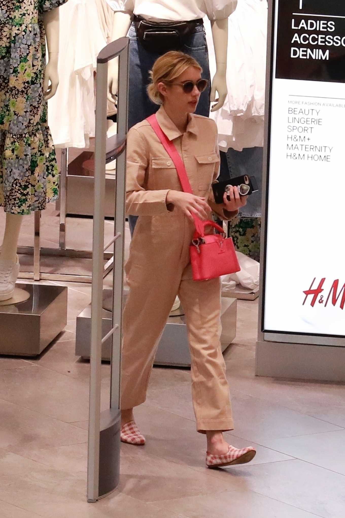 Emma Roberts â€“ Shopping at H&M in Burbank