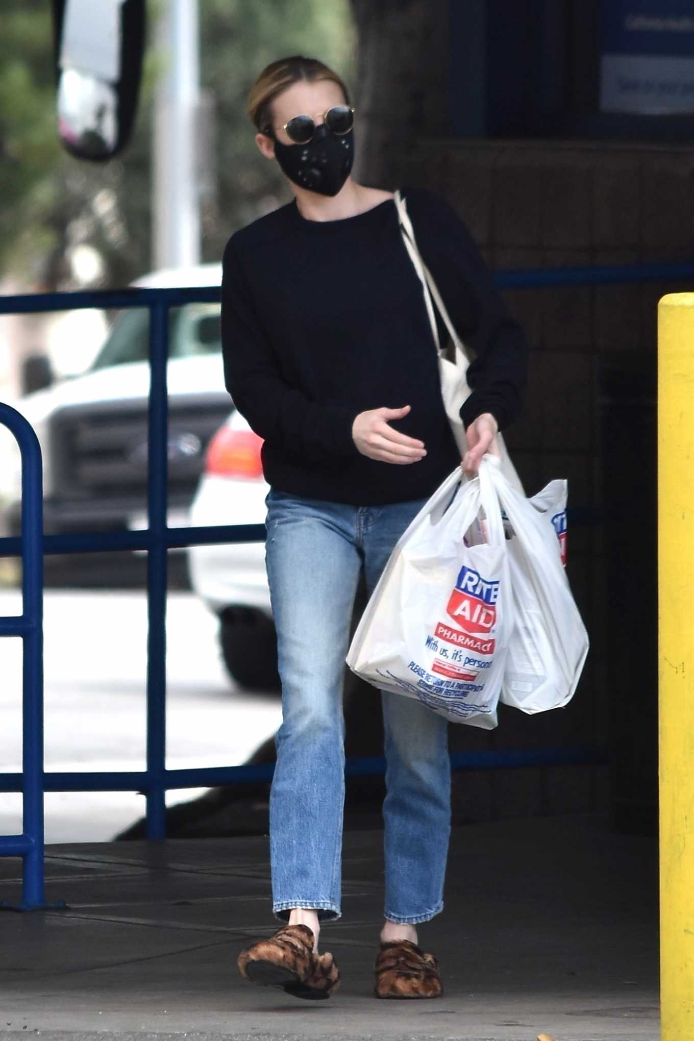 Emma Roberts â€“ Shopping at Rite Aid in Los Angeles