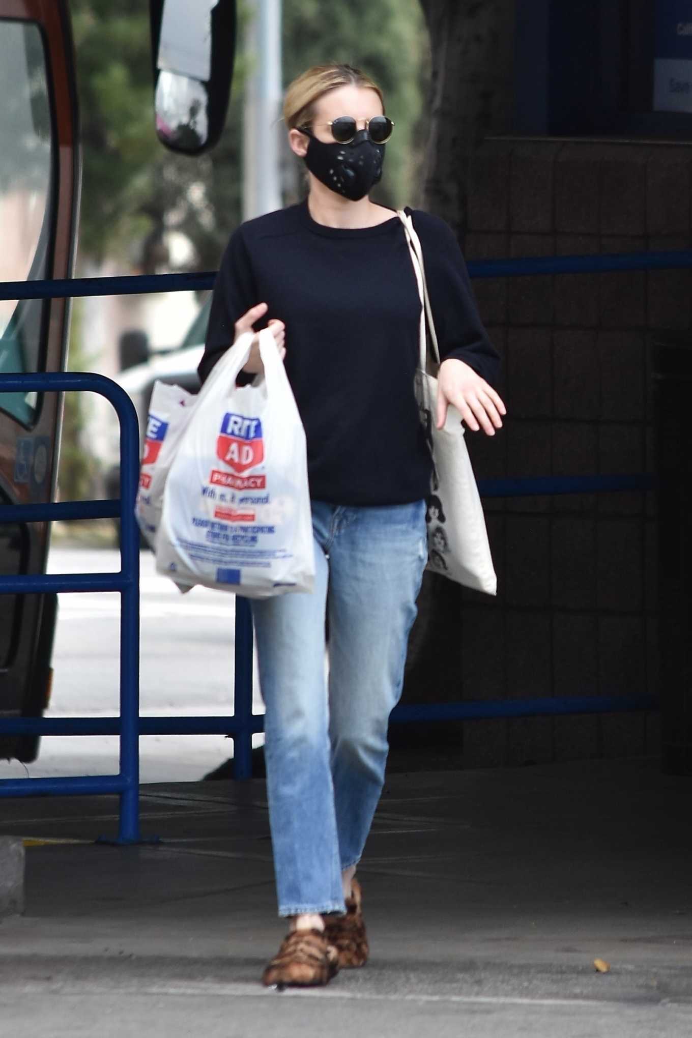 Emma Roberts â€“ Shopping at Rite Aid in Los Angeles