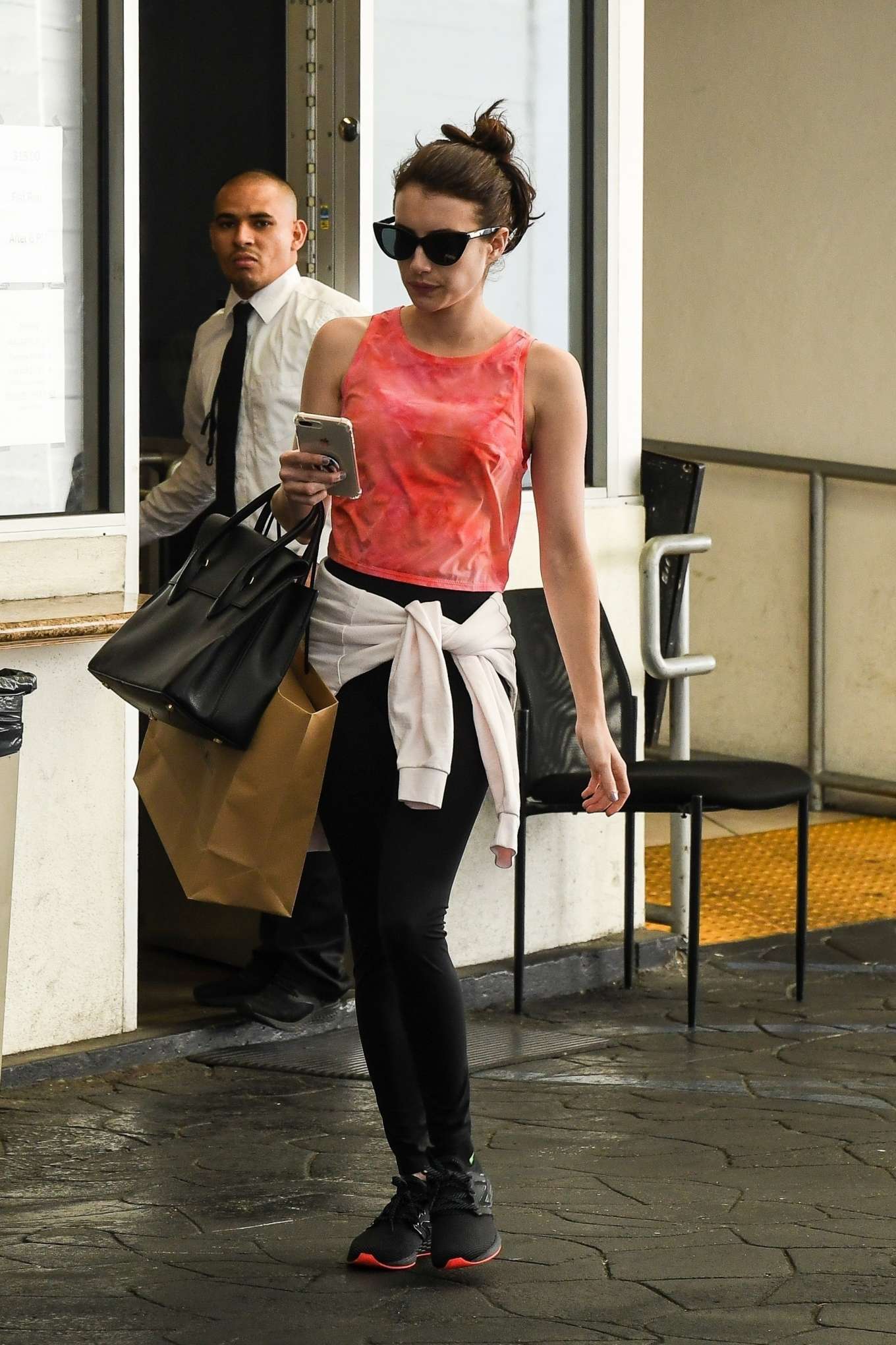 Emma Roberts â€“ shopping candids at James Perse in Beverly Hills