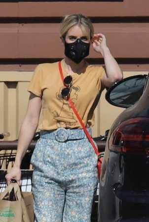 Emma Roberts - Shopping in Los Angeles