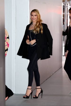 Emma Roberts - Swarovski x SKIMS event at Swarovski's new flagship store in Manhattan