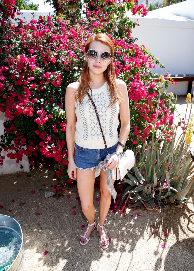 Emma Roberts - The Retreat Palm Springs at Coachella in Indio