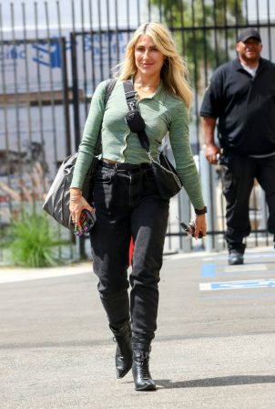 Emma Slater - Arriving at the 'Dancing with the stars' rehearsals in Los Angeles
