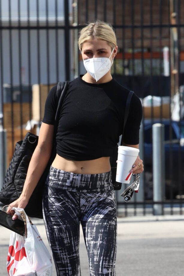 Emma Slater - Seen arriving and leaving at the dance studio in Los Angeles