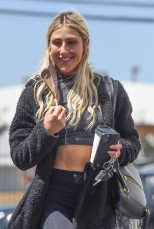 Emma Slater - Seen at Dancing With the Stars Season 30 - Rehearsals in Los Angeles