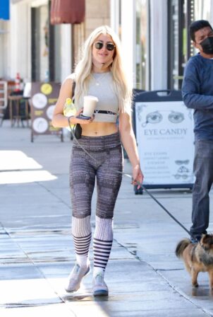 Emma Slater - Steps out for a walk in Studio City