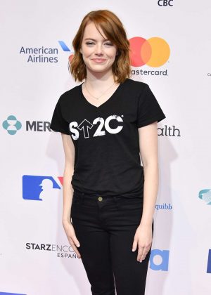 Emma Stone - 5th Biennial Stand Up To Cancer in Los Angeles