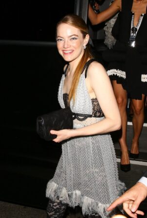 Emma Stone - Academy Museum Gala after party in New York
