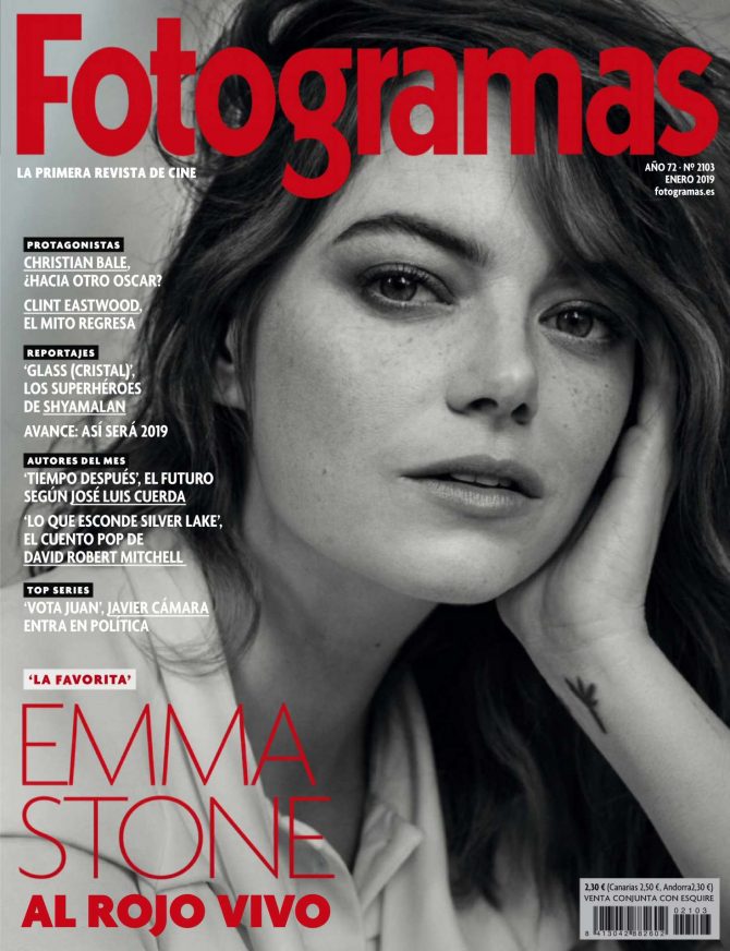 Emma Stone - Fotogramas Magazine (January 2019)