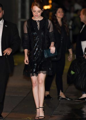 Emma Stone - Leaving Jimmy Kimmel Live in Los Angeles