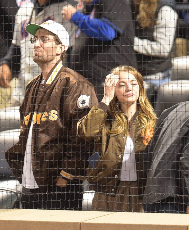 Emma Stone - New York Mets and San Diego Padres Game 1 in New York