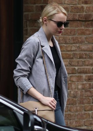Emma Stone out and about in New York