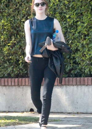 Emma Stone in Tight Jeans out in LA