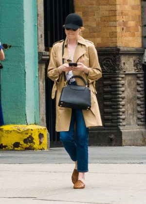 Emma Stone out in New York City
