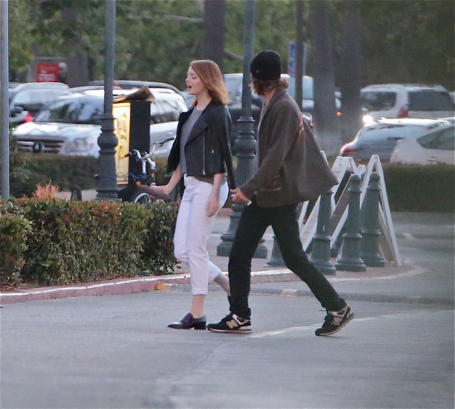 Emma Stone - Out in the evening in LA