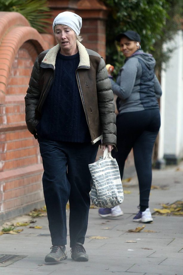 Emma Thompson - Looking casual in North London