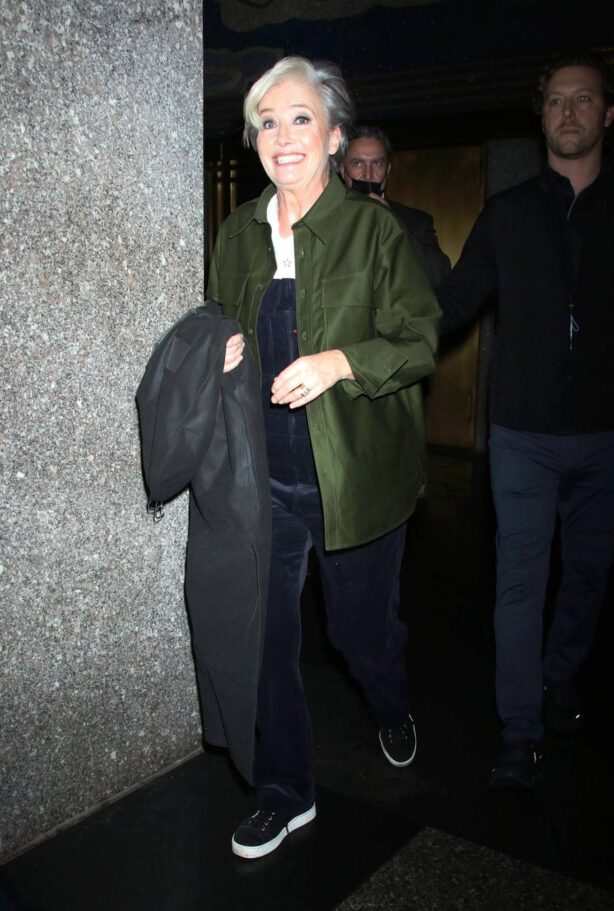 Emma Thompson - Pictured after 'The Tonight Show Starring Jimmy Fallon' in NY