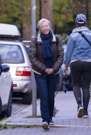 Emma Thompson - Steps out in London